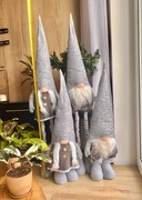 Śliczne Krasnale Świąteczne aż 120cm!