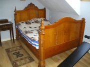 Łóżko II poł XIXw Ludwik Filip