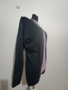 Granatowy sweter kardigan firmy MISO używany rozmiar 42 