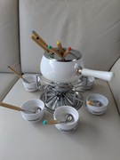 ZESTAW DO FONDUE OBROTOWY GARNEK NA 6 OSÓB POJEMNOŚĆ 1300 ML JAK NOWY