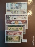 Loas zestaw banknotów UNC