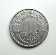 1 Frank 1959 r. Francja