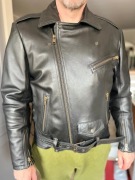 KURTKA SKÓRZANA RAMONESKA SZNUROWANA K-02 polskiej firmy TARBOR