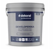 Farba Dekoral  Deweloperska 15L Biała 22 sztuki
