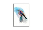 Akwarela ręcznie malowana  "Sójka" ptaki +rama
