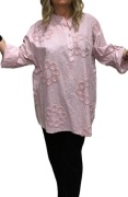 bluzka z haftem róż guziki 5xl 52 54