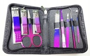 ZESTAW MANICURE / PEDICURE / Twarz Przybory do paznokci 9 elementów