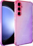 Etui Silikonowe Pixfab Slim do Samsung Galaxy S23 FE 5G Przezroczysty RÓŻ 