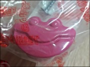 Uchwyty meblowe różowa żaba 2 szt, nowe