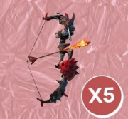 Fortnite Broń 130 Łuk Płomienisty x5 | Ratowanie Świata (RŚ)