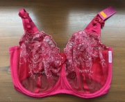 Effuniak Ewa Michalak Malinka SM 80G 85GG nowy koronkowy malinowy stanik