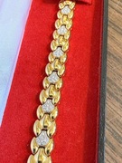 Cudna bransoletka pozłacana