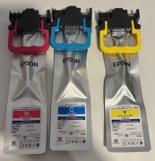 EPSON WKŁAD TUSZ T01C2 T01C3 T01C4 C/M/Y CHIP  PACK PUSTE