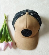 Czapka z daszkiem brązowa czarna truckercap snapback bejsbolówka casual 