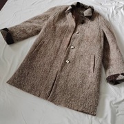 TESS COLLECTION płaszcz damski roz.46(L,XL) – wełna z kaszmirem, Italy