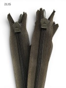 Zamek błyskawiczny kryty YKK 22cm #3, ciemny khaki