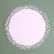 Scrapki Papierowe - Serwetka duża biała.