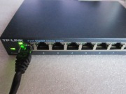 SWITCH TP-LINK TL-SG108 GIGABIT 8 PORTÓW sprawny z zasilaczem