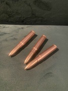 3 x Unikatowy długopis niebieski Bullet Nabój Barret