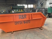 Kontener mulda5 m 3 z otwieraną burtą 