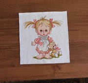 Obrazek wykonany haftem krzyżykowym