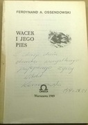 Ferdynand Ossendowski Wacek i jego pies