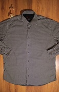 Koszula Dressmann r. 2XL 45/46 biała szara czarna dł rękaw męska bawełna 