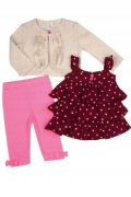 Komplet  Ashley's bluzka bolerko spodnie 3m 10642