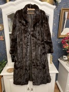 Płaszcz futro z norek XL