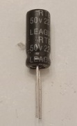 Kondensator elektrolityczny 22uF/50V/ 5sztuk. 