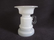 VINTAGE  WAZON SZKLANY WARSTWOWY LUB KAGANEK J,SŁUCZAN-ORKUSZ