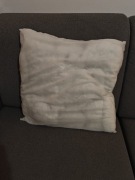 Poduszka 40x40 cm, biała, dostępne 3 sztuki