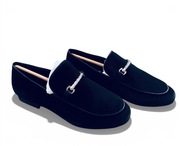 Steve Madden mokasyny czarne z aksamitu rozmiar 38