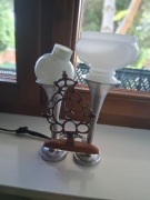 Lampa zrobiona se starego klaksonu Syrenki