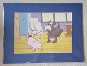 Folia animacyjna z bajki "Kundle i reszta" z oryginalnym tłem animacyjnym