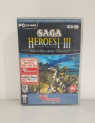 Gra Pc Saga Heroes of Might & Magic I-III Polskie Wydanie Komplet 4 płyty 