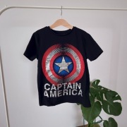 Koszulka krótki rękaw 140 Kapitan Ameryka t-shirt bluzka