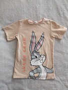 Sukienka dresowa tunika bluzka Królik Bugs H&M 116 jak nowa
