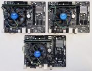 ZESTAW 3x płyta główna Gigabyte H81M-S1 + Intel i3-4130 + 4 GB DDR3
