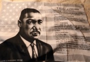 (UNIKAT)Flaga Martin Luther (Luter)King.USA.Ameryka.Rasa.Wolność.Człowiek