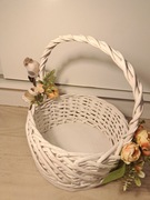 Koszyczek wielkanoc kosz na święconke zdobiony