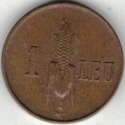 Rumunia 1 leu lej 1938 - 18 mm - nr 1