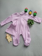 Fioletowy pajacyk z czapeczką  rozm. 68-86