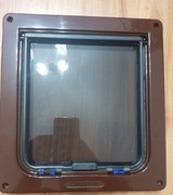 Drzwiczki wahadłowe Cat Mate 21 x 22,7 cm brązowy