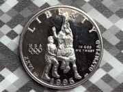 Half Dollar USA Atlanta 1995 Olimpiada Koszykówka