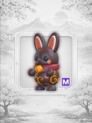 Mega Neon Dark Choccybunny Adopt Me