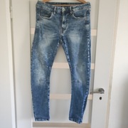 Reserved spodnie męskie jeansowe przecierane skinny slim 32