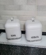 Komplet Pojemniki kawa herbata 