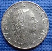 Moneta Włochy 200 lirów 1990 100 LECIE RADY STANU