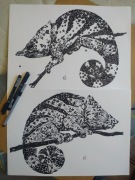 Rysunek: kameleon x 2 - cienk - blok t. A3 250 g/m2